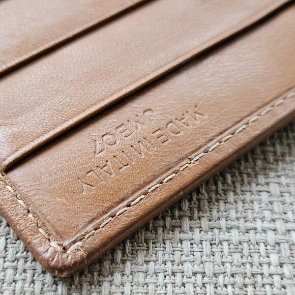 CELINE Paris Card Holder Wallet Macadam Long Clutch Purse Bag Made in Italy auth - Picture 9 of 15